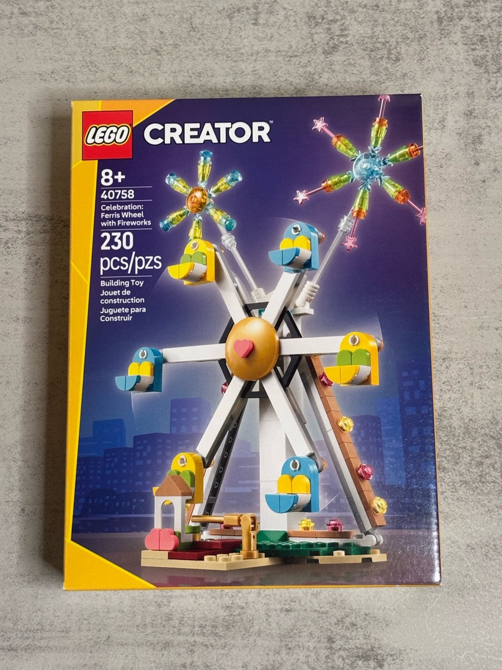 Lego Creator Celebration: Ferris Wheel with Fireworks Set (#40758)